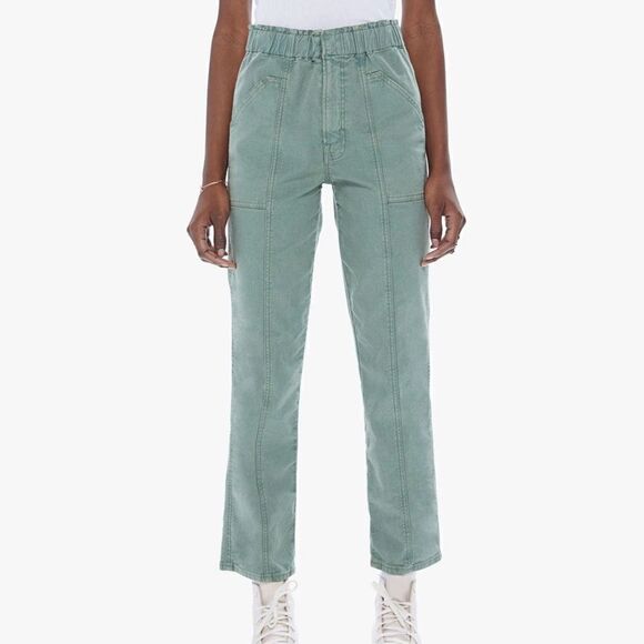 MOTHER The Springy Ankle Pant in Loden Frost Size 25 - Picture 1 of 15